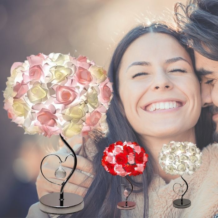 belle lampe de chevet en forme de bouquet de fleur lampe de chevet originale lampe de chevet design idee cadeau parfaite pour un couple