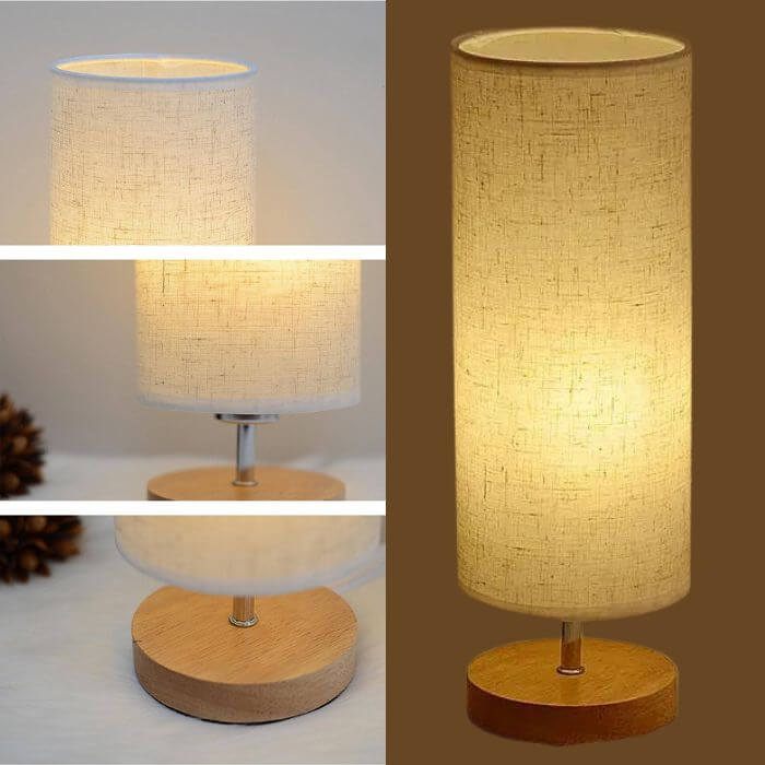 Lampe de chevet bois - WoodyShape™
