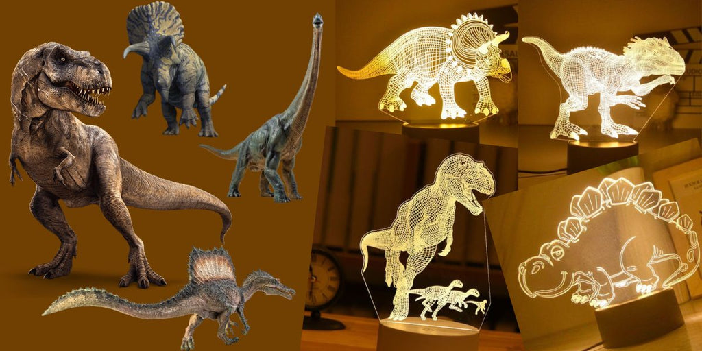 Où trouver une lampe dinosaures unique ?