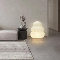 lampe de chevet de style japonais dans le salon